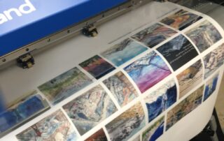 Watercolor giclée prints Watercolor giclée prints coming off the printer